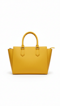 Structured Tote Bag in Citrine Pop
