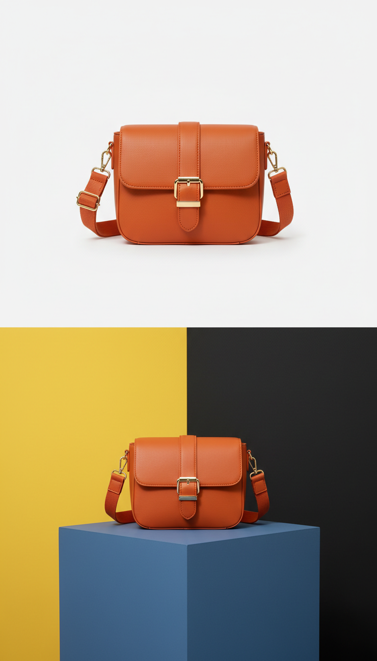 Crossbody Bag in Flare Orange